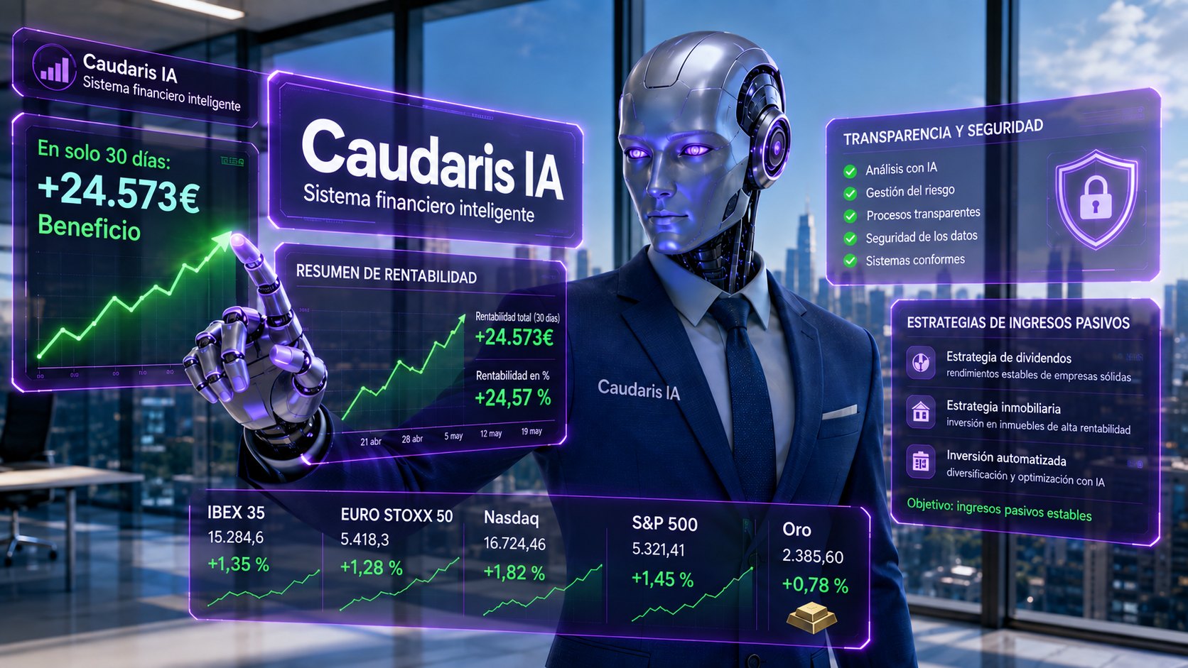 Caudaris IA plataforma